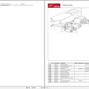 Linde Forklift T Series T1154-01 T20R-T25R Parts Catalog Linde Forklift T Series T1154 01 T20R T25R Parts Catalog (2)