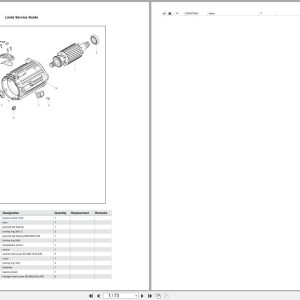 Linde Forklift T Series T1154 01 TR20W TR25RW Parts Catalog (1)
