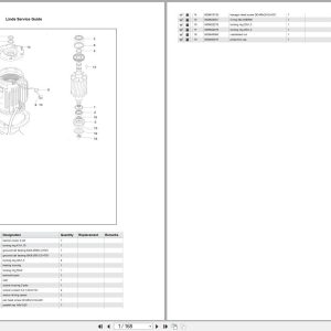 Linde Forklift V Series V1110 01 V08 N20VI N20C Parts Catalog (1)