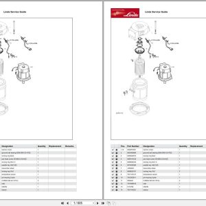 Linde Forklift V Series V5214 01 Parts Catalog (1)