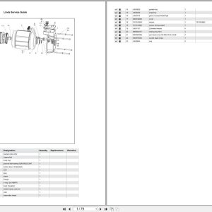 Linde Forklift V Series V5215 01 Parts Catalog (1)
