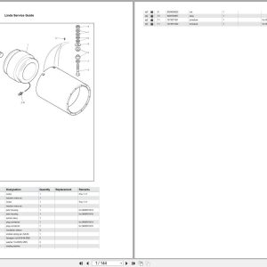 Linde Forklift W Series W127 01 Parts Catalog (1)