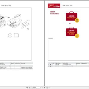 Linde Forklift X Series X1252 01 Parts Catalog (1)