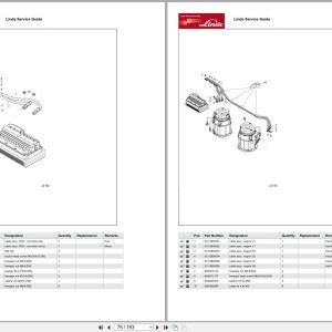 Linde Pallet Truck T Series T5131-01 Parts Catalog Linde Pallet Truck T Series T5131 01 Parts Catalog (2)