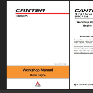 Mitsubishi FUSO Canter EURO IV FE 7 8 Series Engine Chassis Shop Manual 1