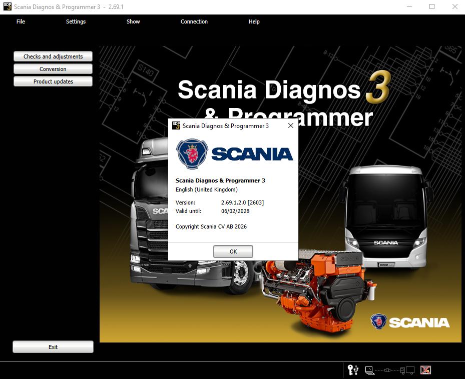 Scania SDP3 2.69.1.2 2026 Marine and Industrial Engine 1