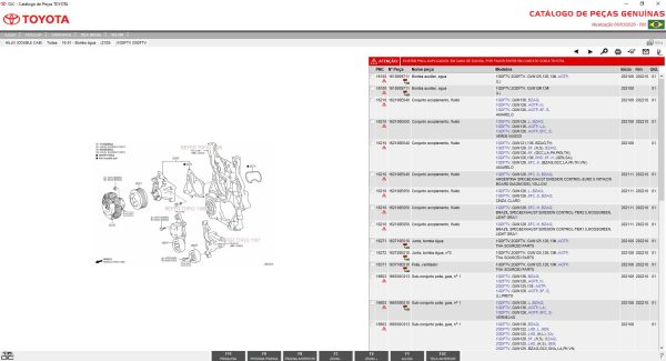 Toyota Oic Brazil 03.2026 Electronic Parts Catalog 1Db4F082289964Ec0