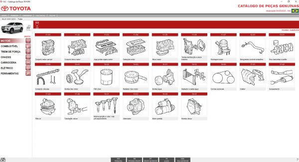 Toyota Oic Brazil 03.2026 Electronic Parts Catalog 3552Ea928015Eba70