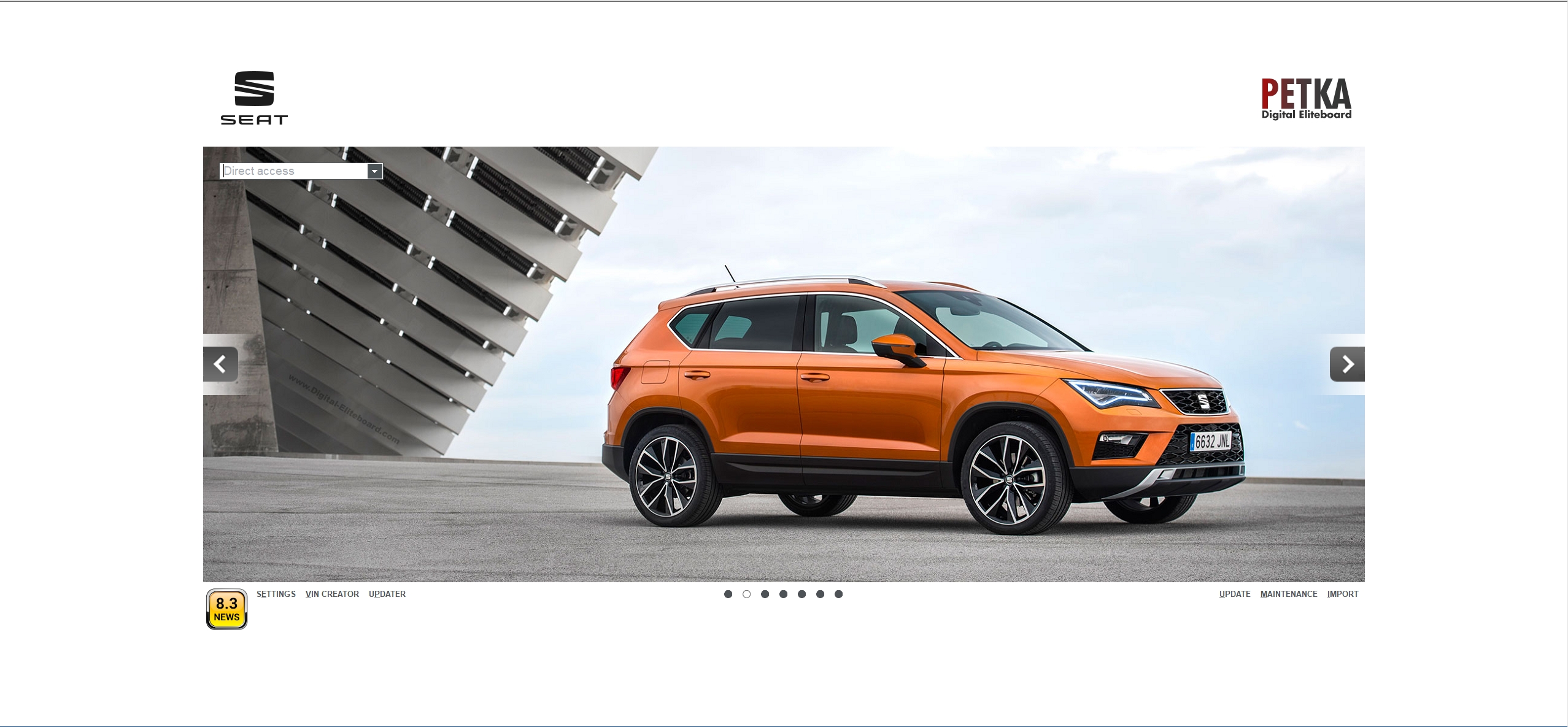 VMware Seat EPC 8.3 02.2026 1167 Spare Parts Catalog