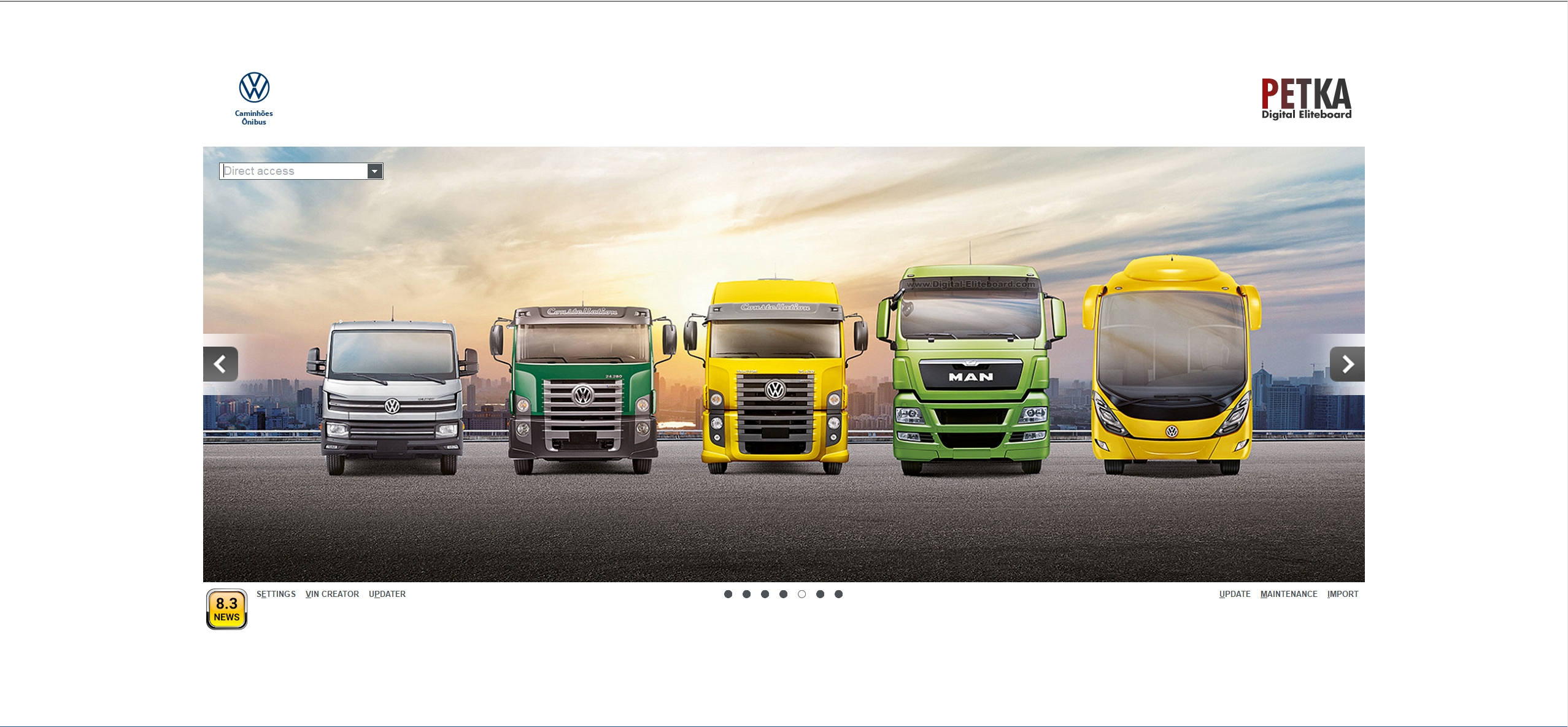 VMware Volkswagen Truck Bus EPC 8.3 02.2026 1641 Spare Parts Catalog Program