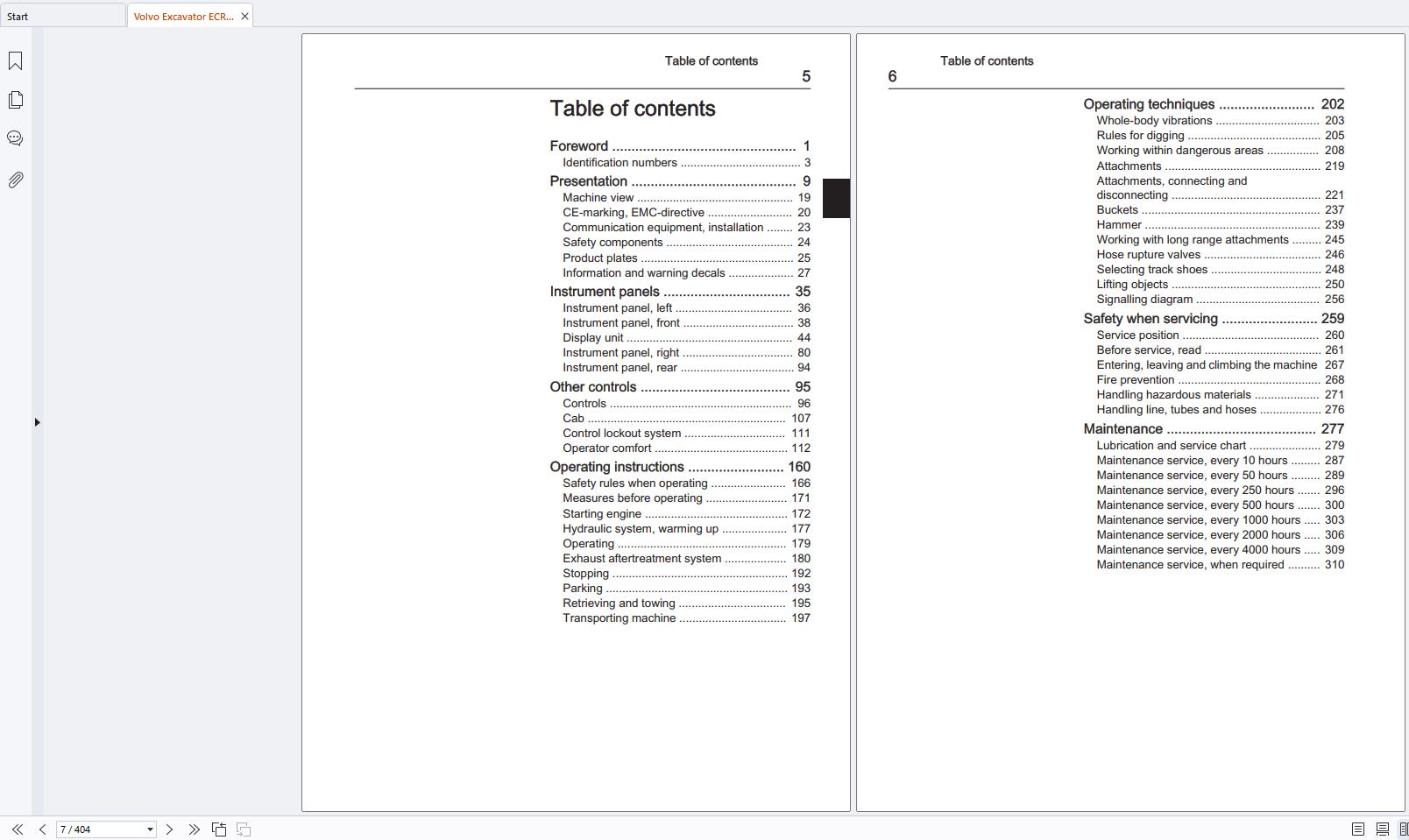 Volvo Excavator ECR235E Operators Manual 20042893 E (2)