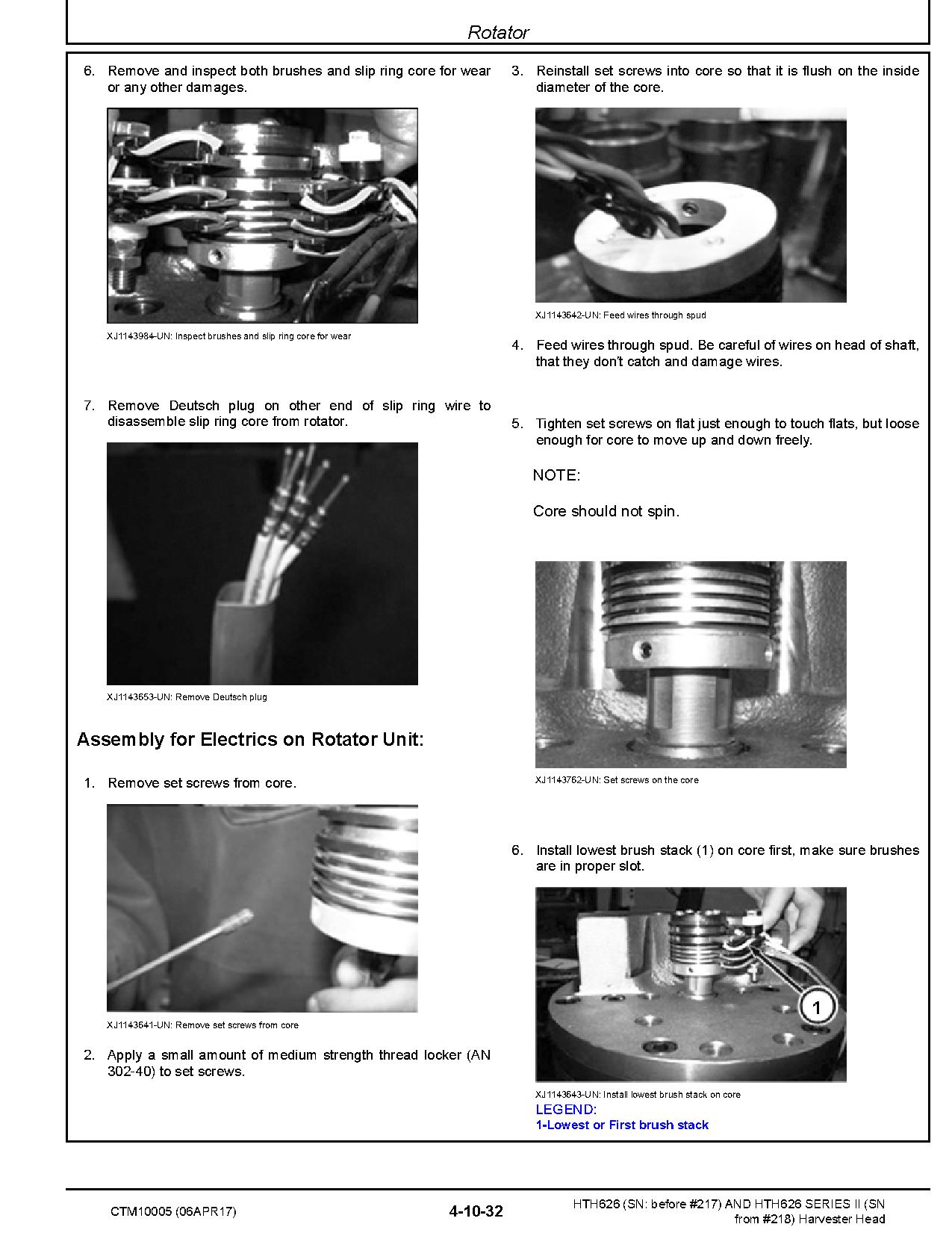 Waratah HTH626 Harvesting Heads Component Technical Manual CTM10005 (4)