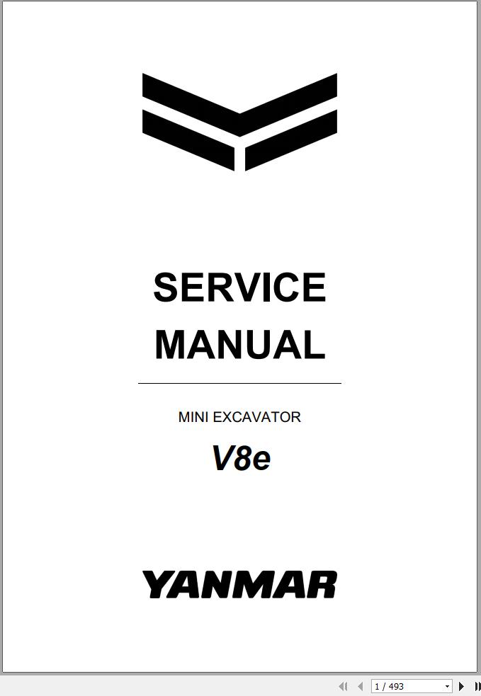 Yanmar Wheel Loader V8e Service Manual MMC27ENWL00100 1