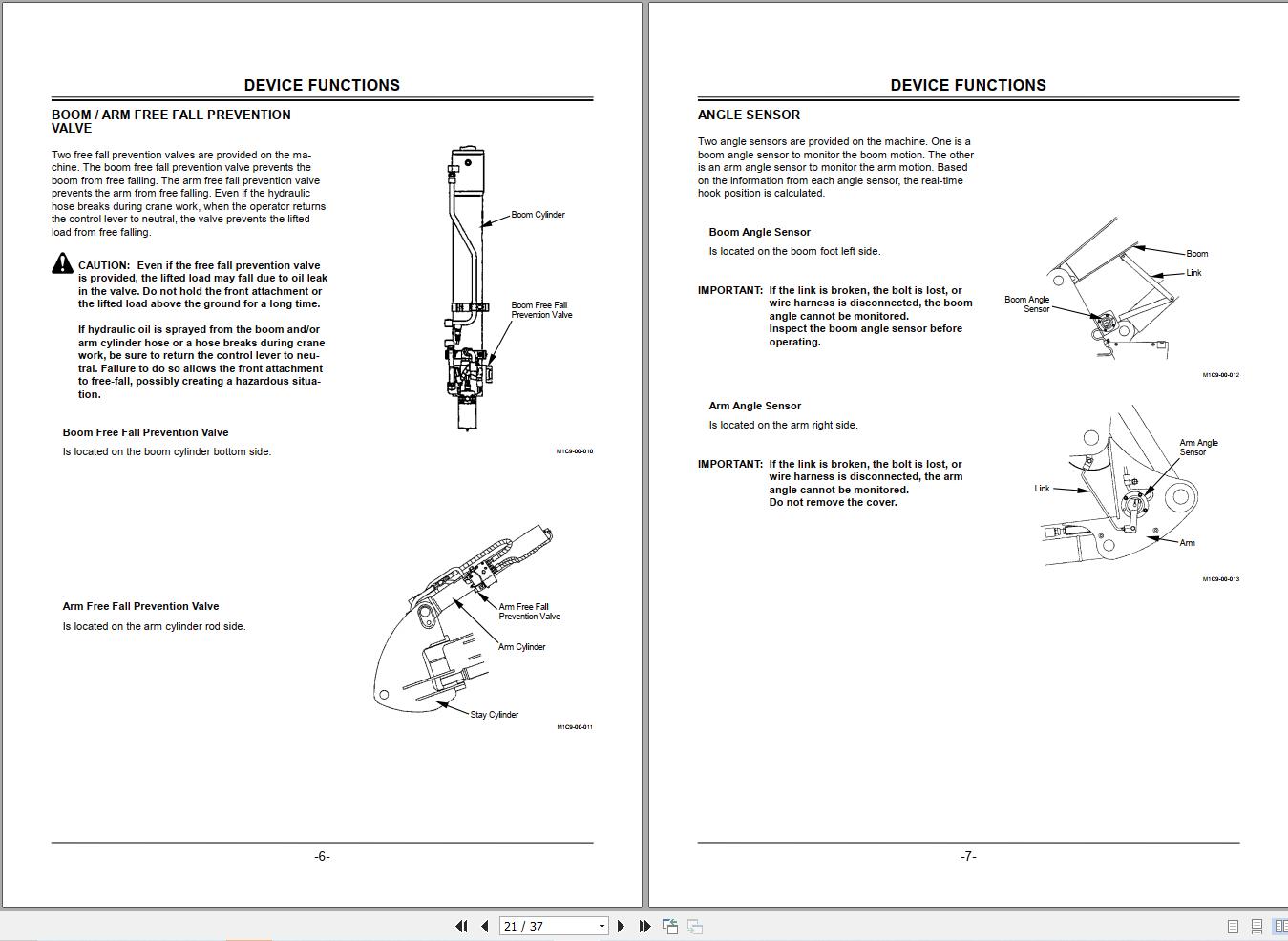 06 Hitachi Excavator EX75UR 5 Operator Manual EM1C9 ML1 1 2
