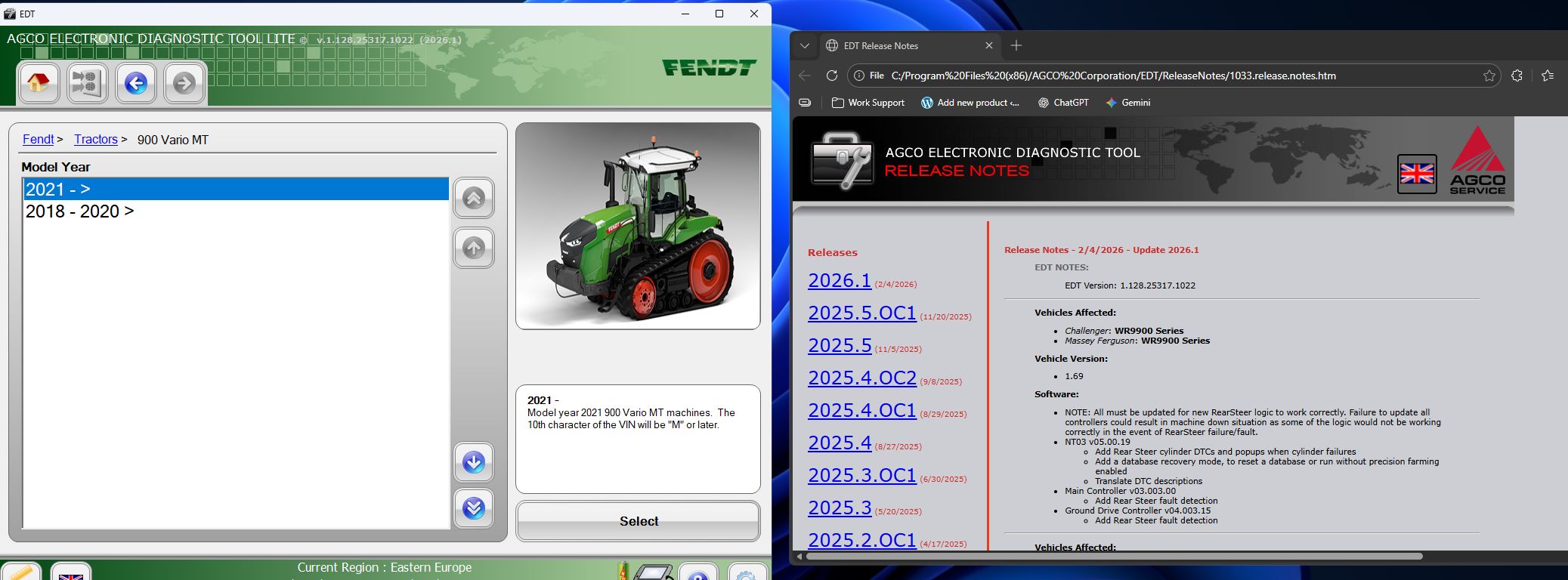 AGCO EDT v1.128.25317.1022 02.2026 Diagnostic Program 2