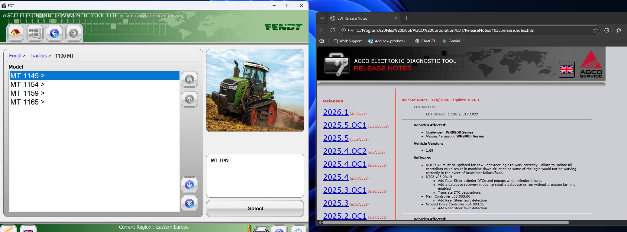 AGCO EDT v1.128.25317.1022 02.2026 Diagnostic Program 5