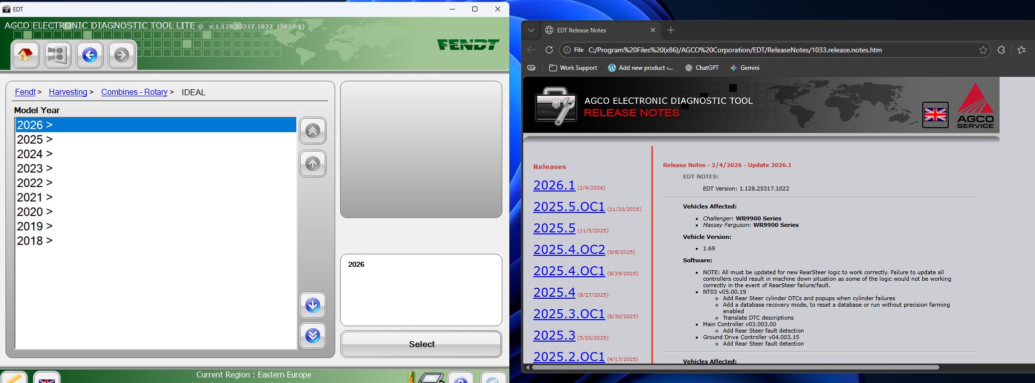 AGCO EDT v1.128.25317.1022 02.2026 Diagnostic Program 9
