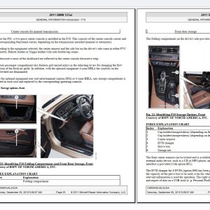 BMW 5 Series F10 2011 2015 Workshop Repair Manual (2)