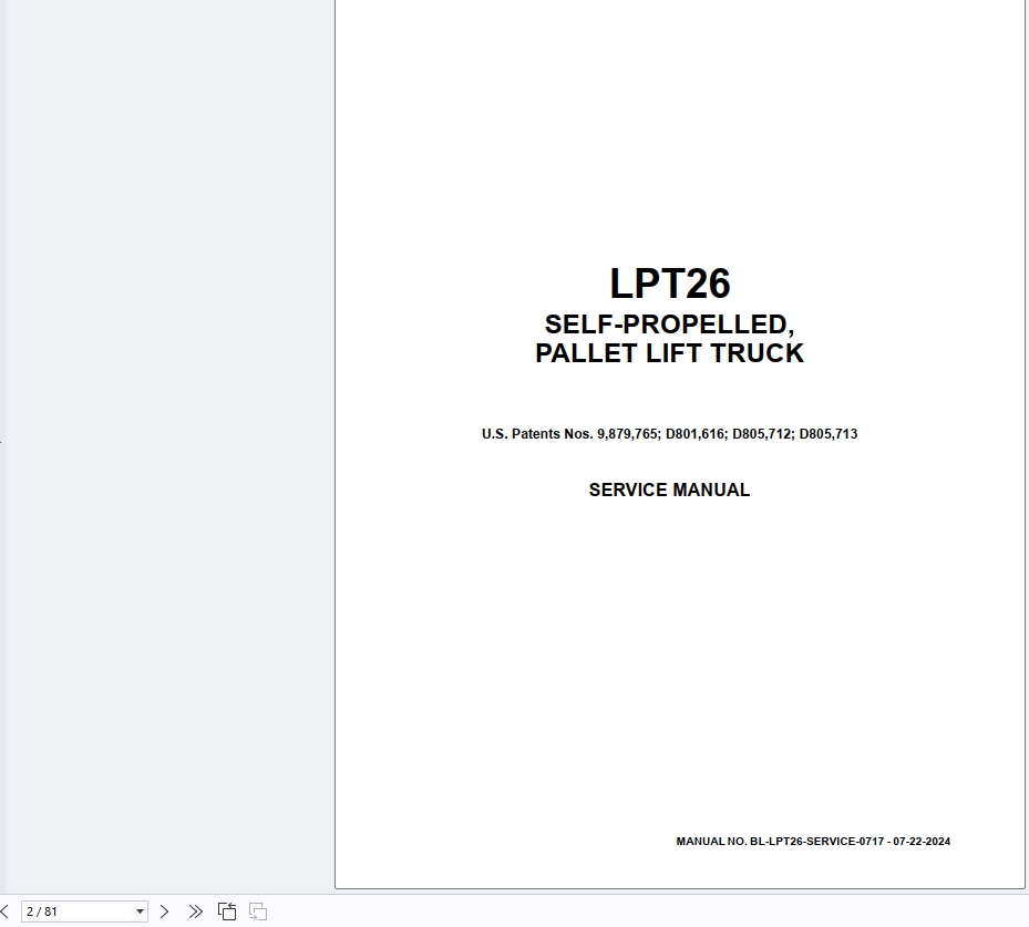 Big Joe Forklift 2026 Operation Service Manuals PDF 716MB (6)