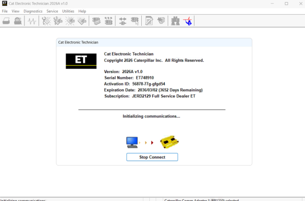 CAT ET 2026A Remote Installation 1