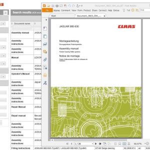 CLAAS WebTIC Offline EN 06.2025 Operator Schematic Repair Technical Program 5