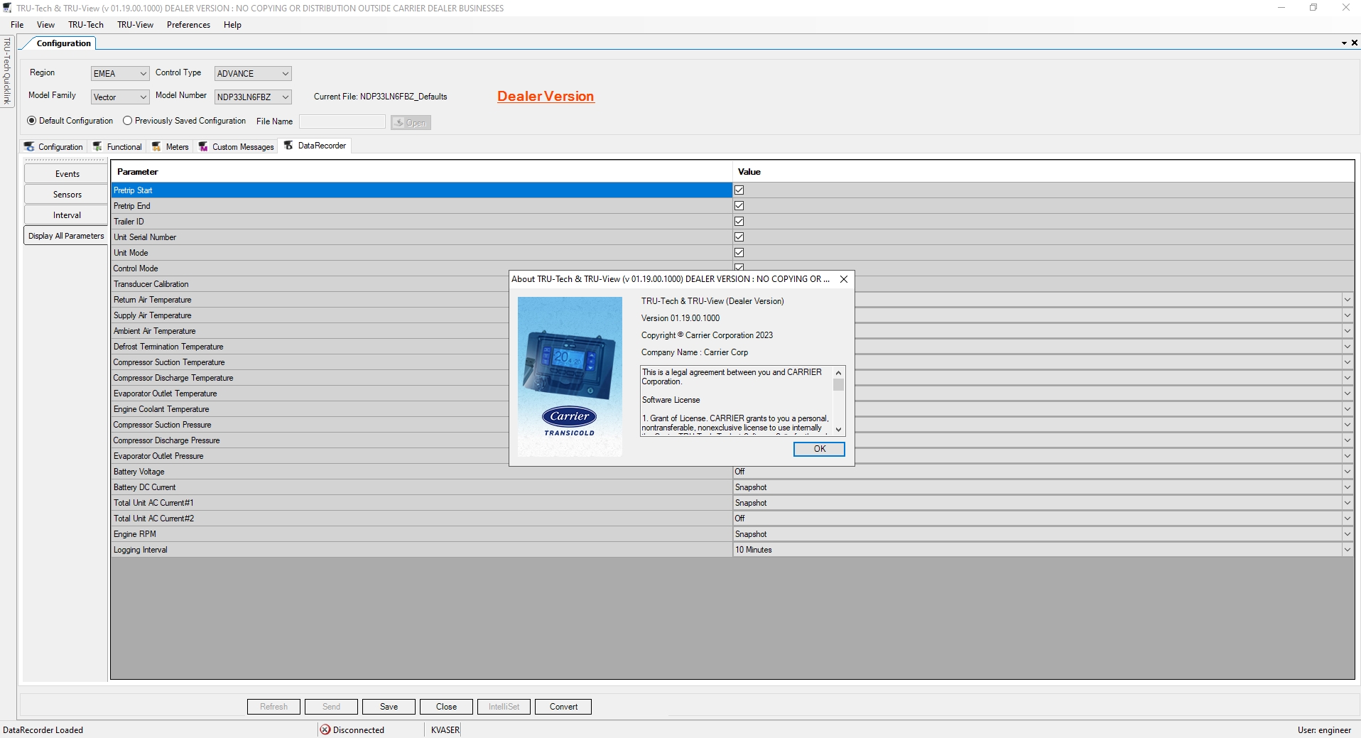 Carrier Tru tech Tru view Version 1.19 4