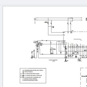 Caterpillar Marine Generator Sets 3054 3056 Electrical Schematics RENR2408 00 (3)