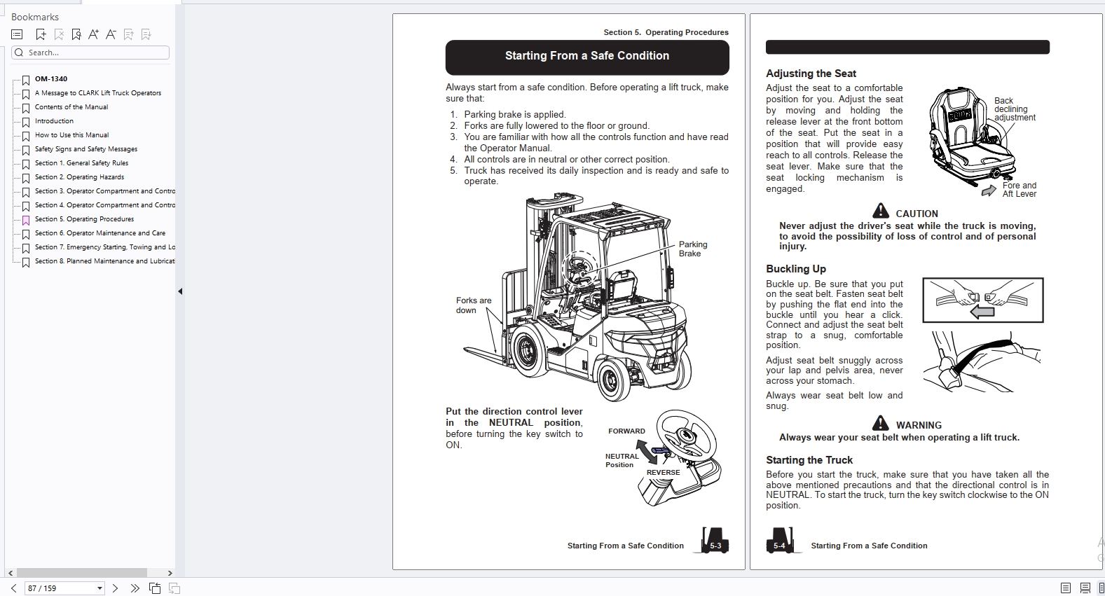 Clark Forklift 2025 Operators Manual PDF 2.37GB (4)