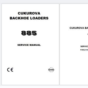Cukurova Backhoe Loaders 885 Service Manual C60A17R03 (1)