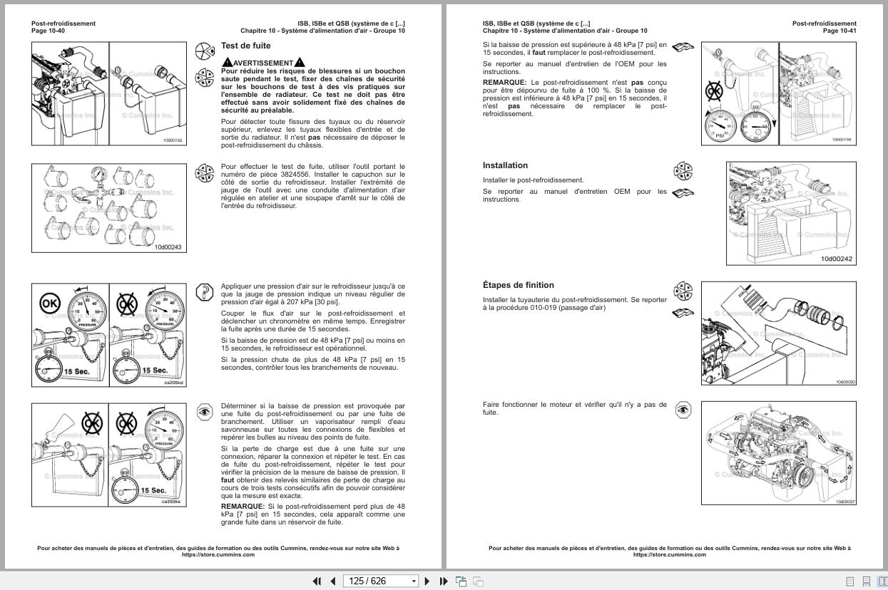 Cummins Engine ISBe ISB QSB Maintenance Manual 4960421 2024 VOL3 FR (2)