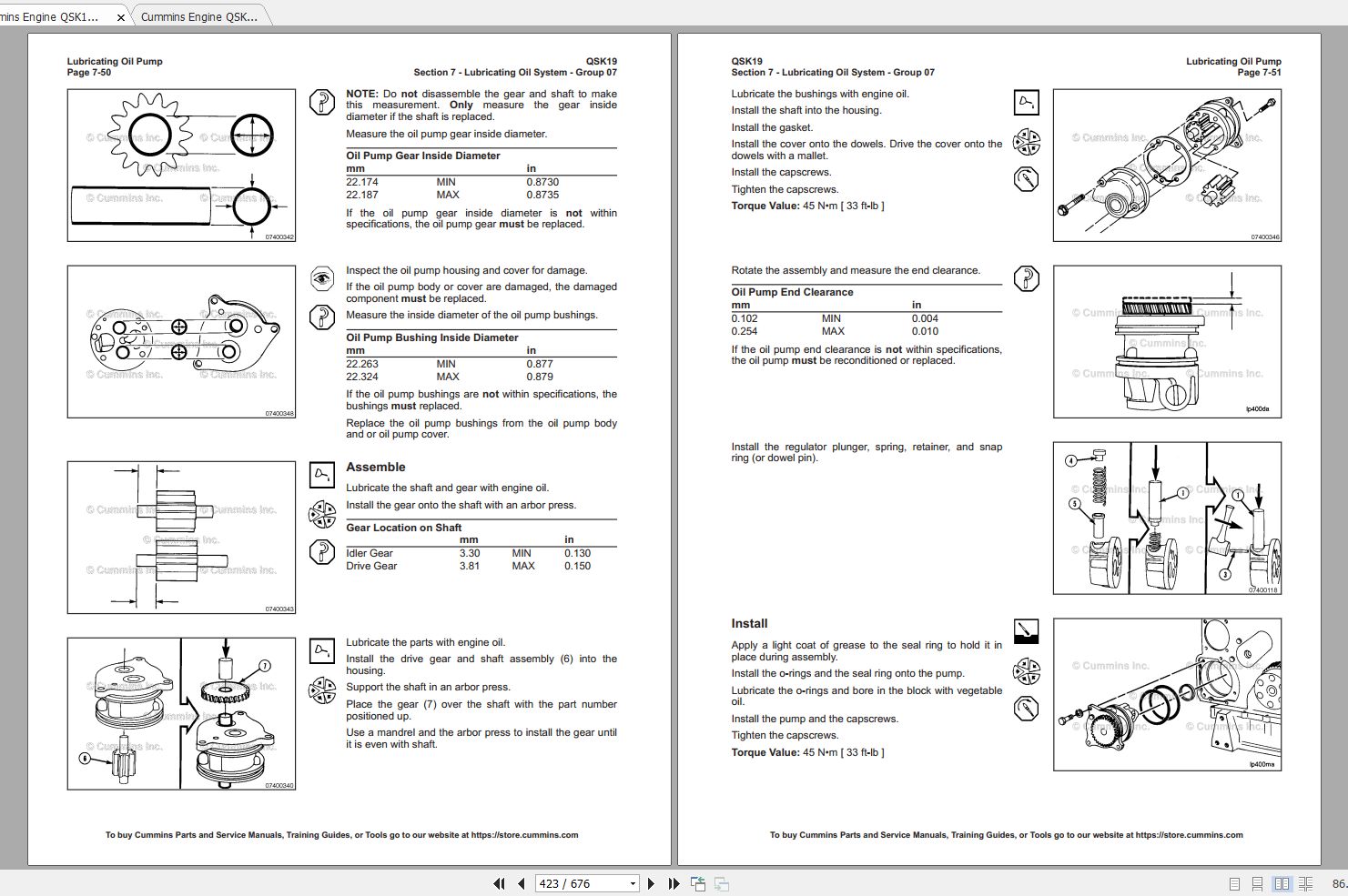 Cummins Engine QSK19 to QSK19 CM2150 MCRS Service Manual 4021592 2024 (4)