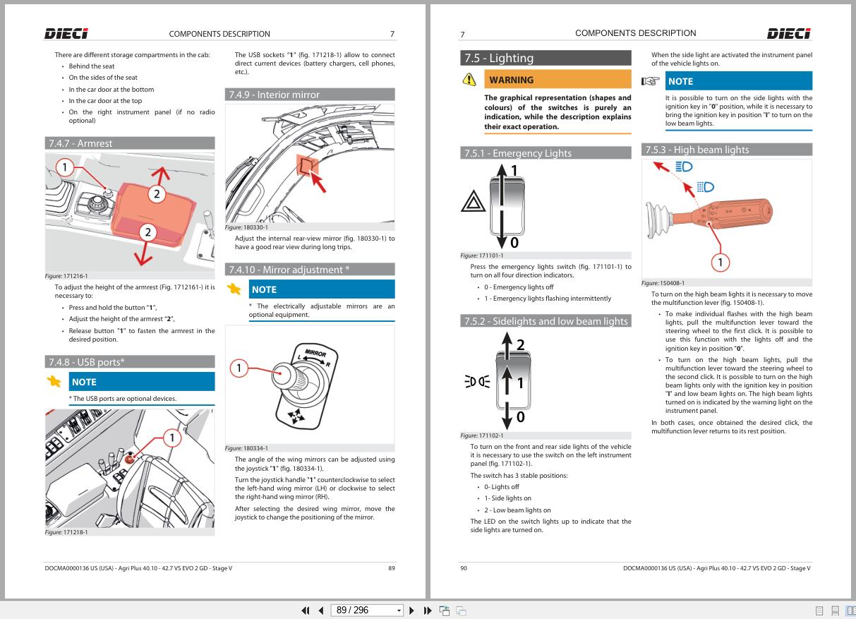 DIECI Telehandler Agri Plus 40.10 42.7 VS EVO2 GD Stage V Use and Maintenance Manual DOCMA0000136 4