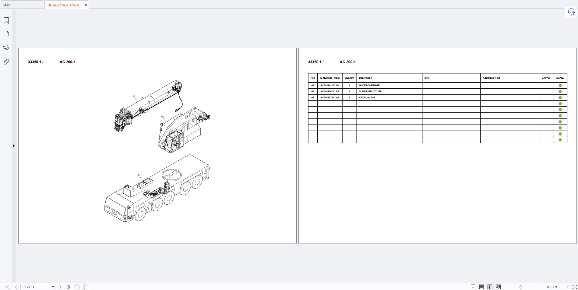 Demag Crane AC200 1 Spare Parts Catalog (1)