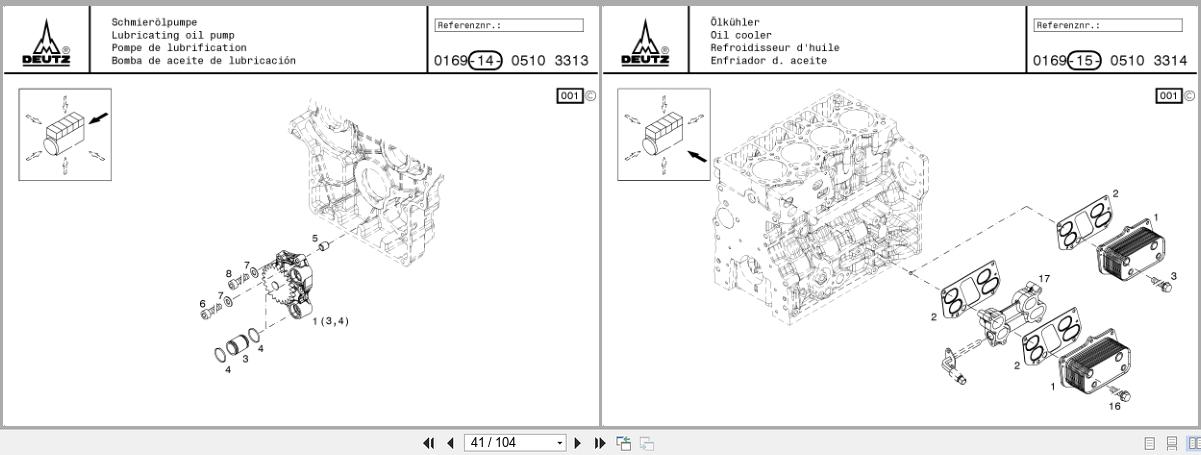 Deutz Engine TD 3.6 TCD 3.6 L4 Spare Parts Catalog 2009 ML (2)