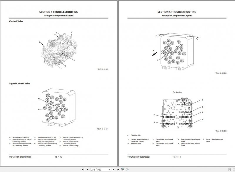 Hitachi Excavator ZX200 6 Parts Technical Workshop Manual 3