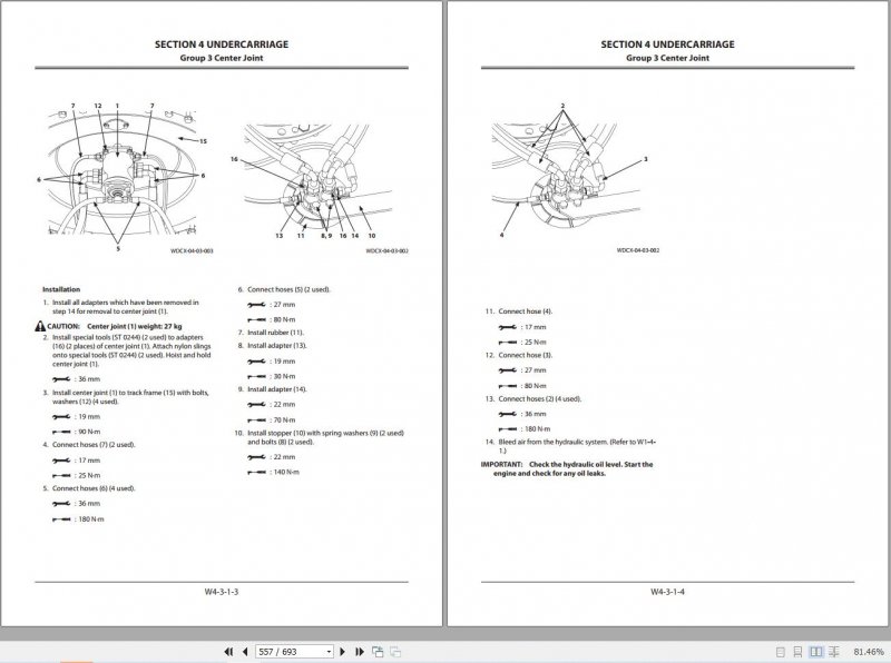 Hitachi Excavator ZX200 6 Parts Technical Workshop Manual 5