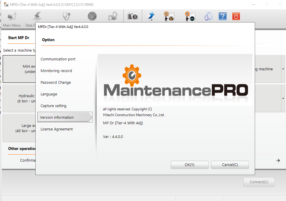 Hitachi MPDr Tier 4 With Adjustment Function Ver 4.4.0.0 2
