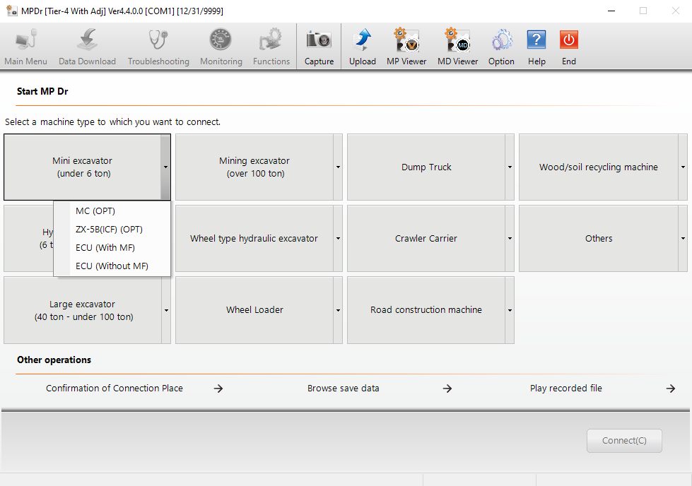 Hitachi MPDr Tier 4 With Adjustment Function Ver 4.4.0.0