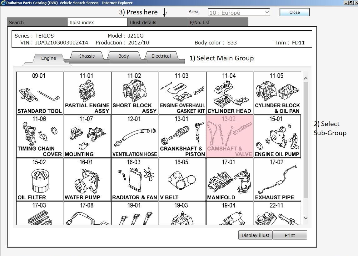 How To Fix Error Daihatsu EPC 02.2022 General Europe Australian (2)