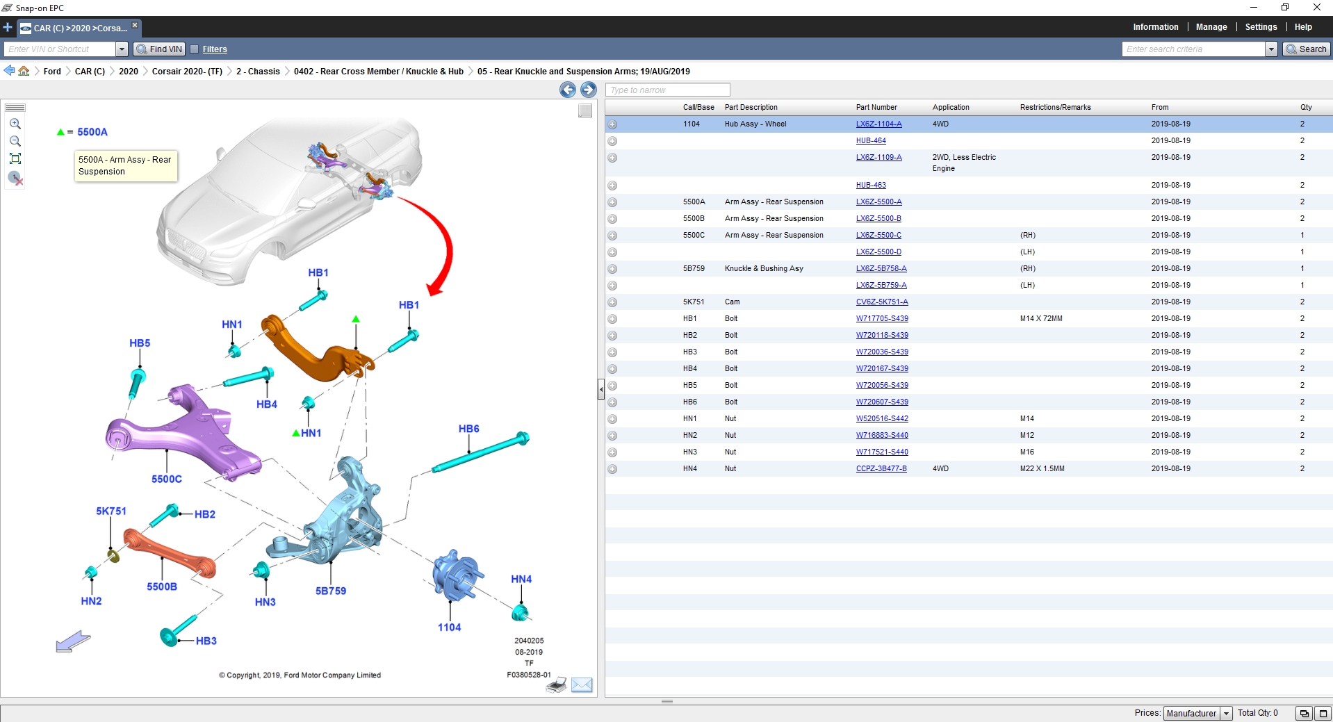 How To Fix Error Ford USA Snap on EPC 11.2019 (2)