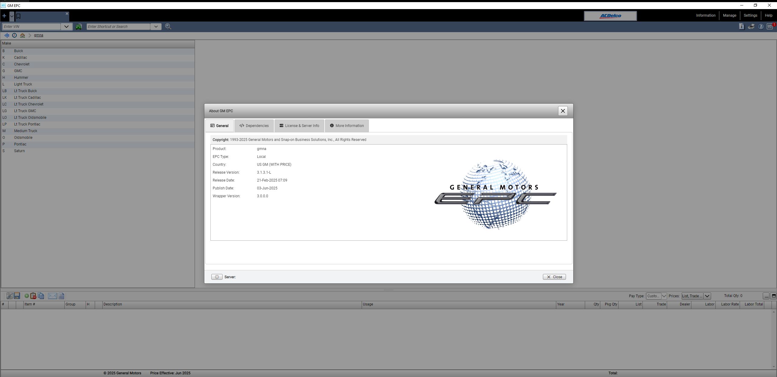 How To Fix Error General Motors GMNA EPC 06.2025 (1)