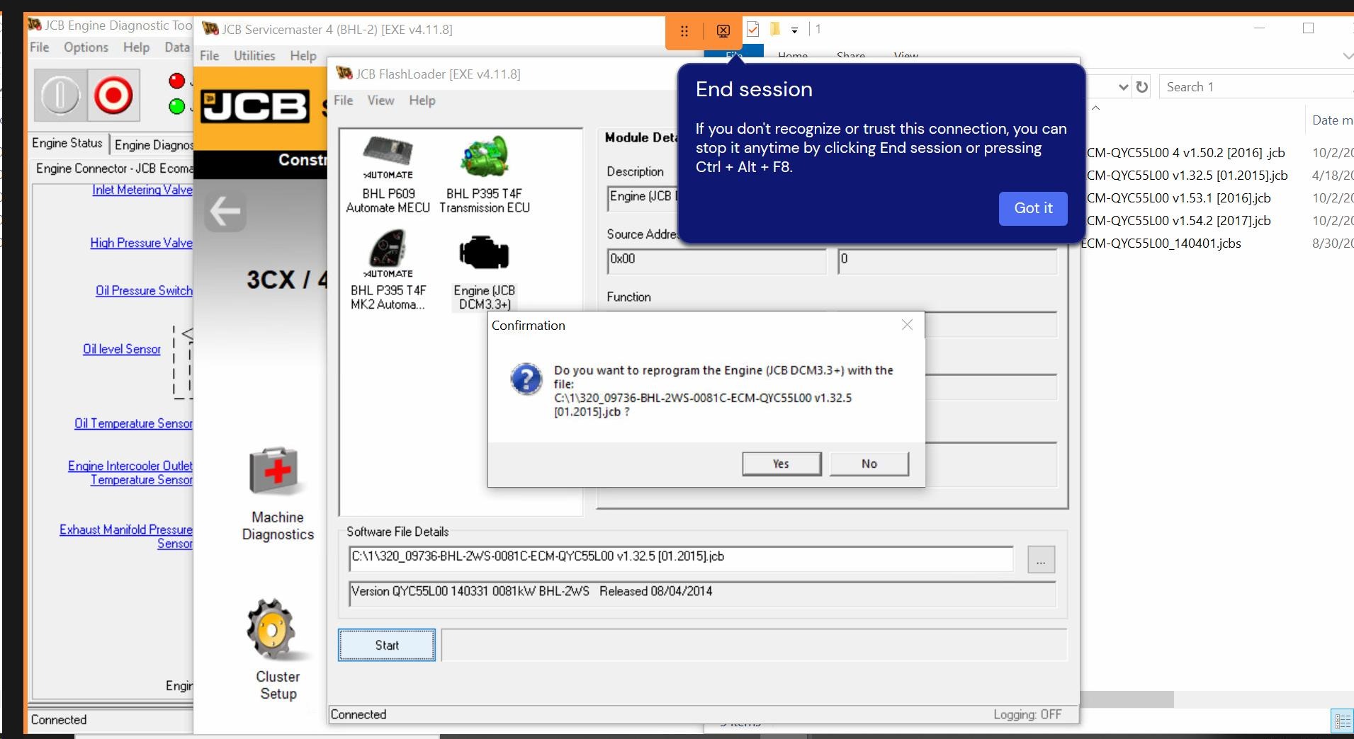 How To Fix Error JCB Servicemaster ECU Controller Flash (4)