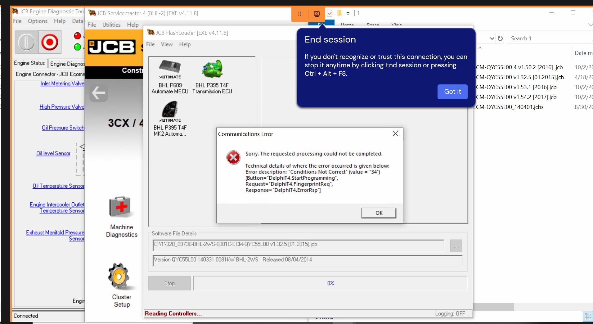 How To Fix Error JCB Servicemaster ECU Controller Flash (6)