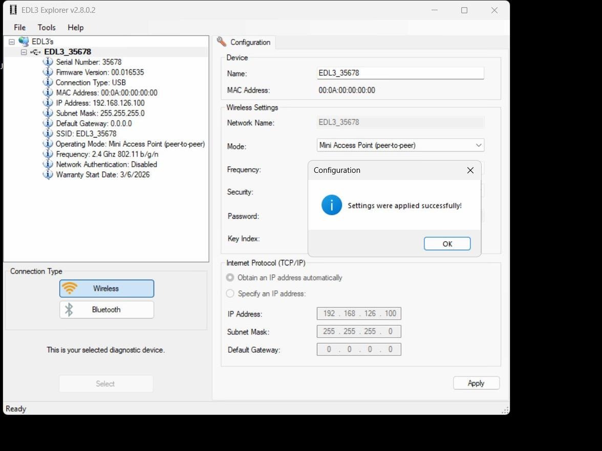 How to Connect John Deere machine EDL3 Adapter + John Deere Service Advisor (5)