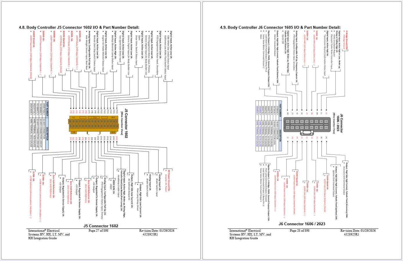 International HV HX LT MV RH 2021 Newer HX Electrical Systems Integration Guide 4328925R1 (2)