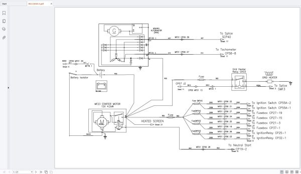 JCB Backhoe Loader 4CX Tier 2 Electrical and Hydraulic Schematics (2) JCB Backhoe Loader 4CX Tier 2 Electrical and Hydraulic Schematics (2)