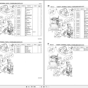 JCB Telehandler 540 170 550 170 Parts Book 98107600P 2