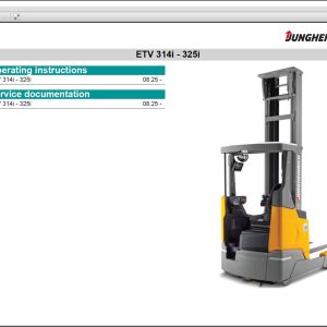 JUNGHEINRICH JETI ForkLift SH v4.37.18 EN18 08.2025 Service Information 3
