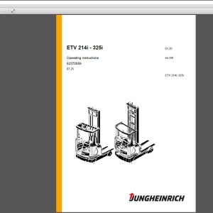 JUNGHEINRICH JETI ForkLift SH v4.37.18 EN18 08.2025 Service Information 4
