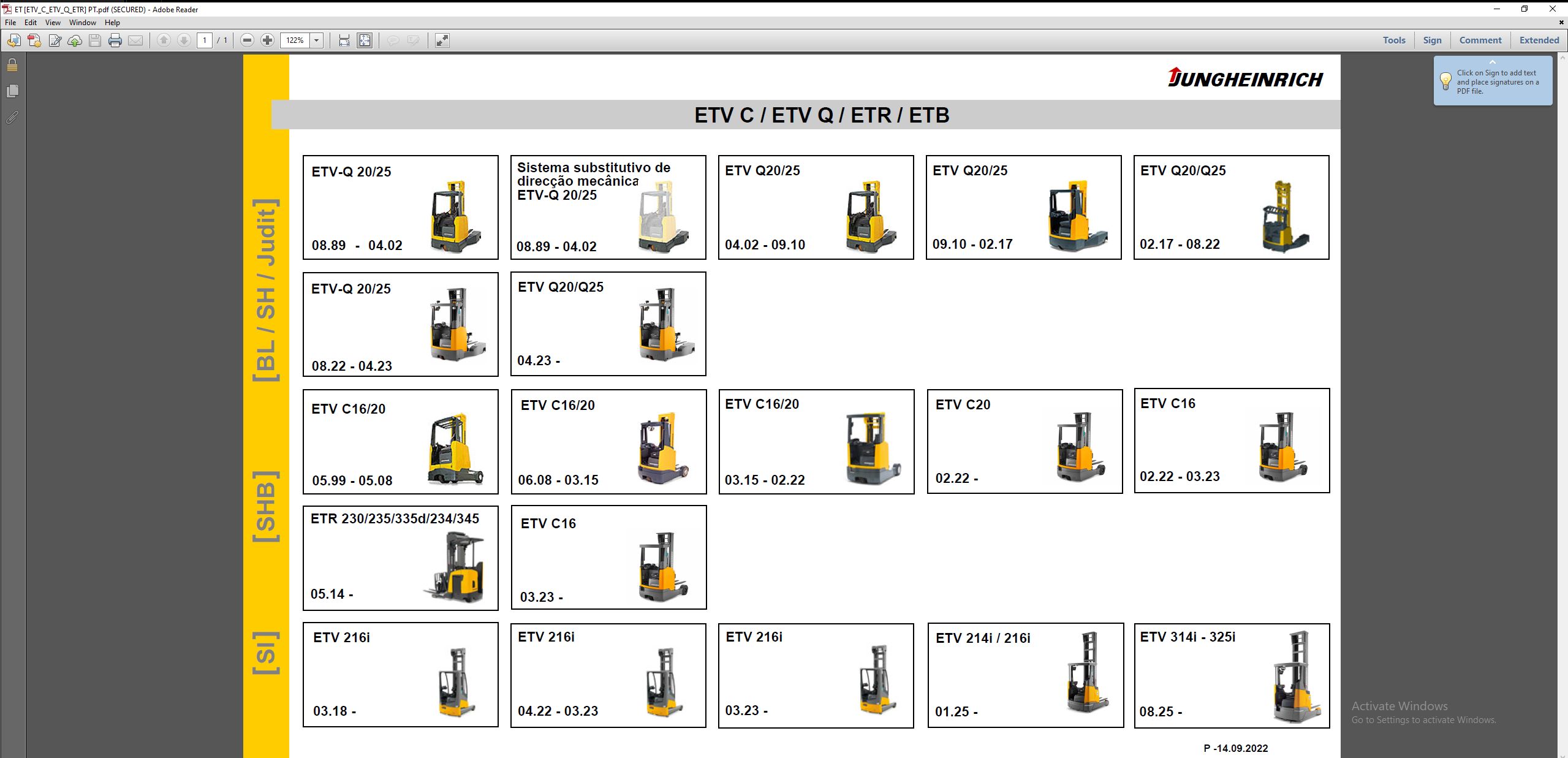 JUNGHEINRICH JETI SH v4.37 PT18 08.2025 Service Schematic Manual Program 2